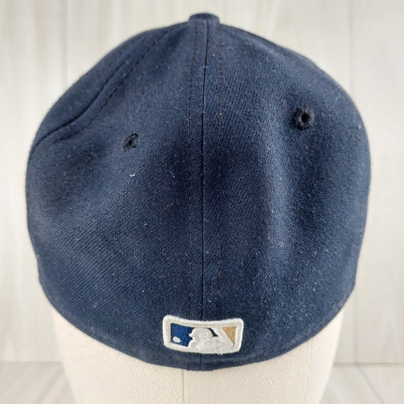 Vintage Washington Nationals New Era Fitted Hat Cap 7 Made In USA‎ Blue - Picture 3 of 7